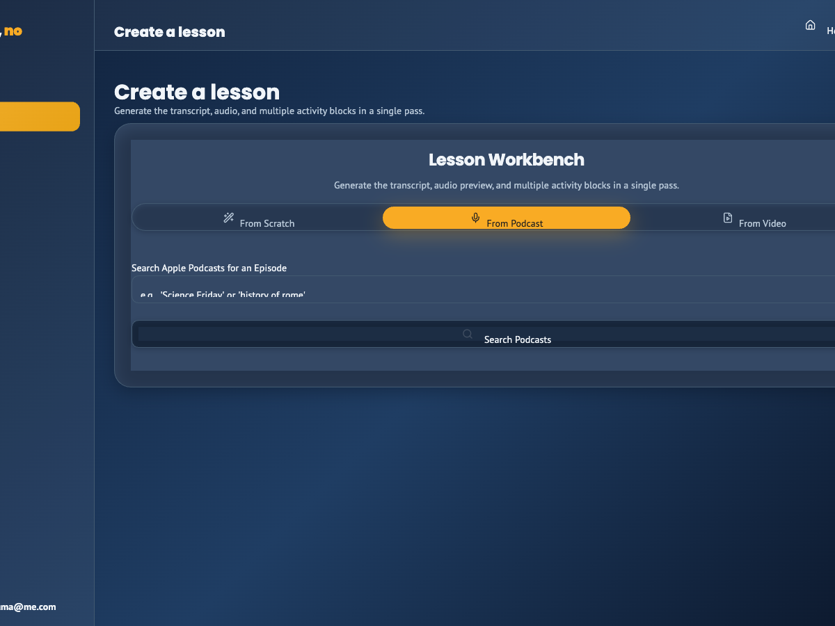 Search, clip, and teach